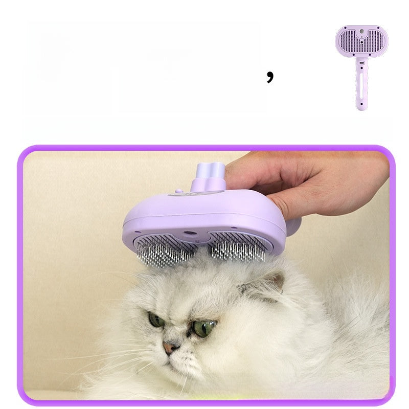 Upgraded Blue Light Spray Pet Comb