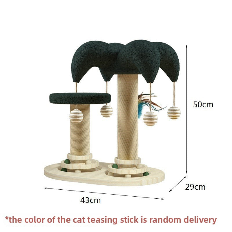 Cat toy rattan cat climbing frame