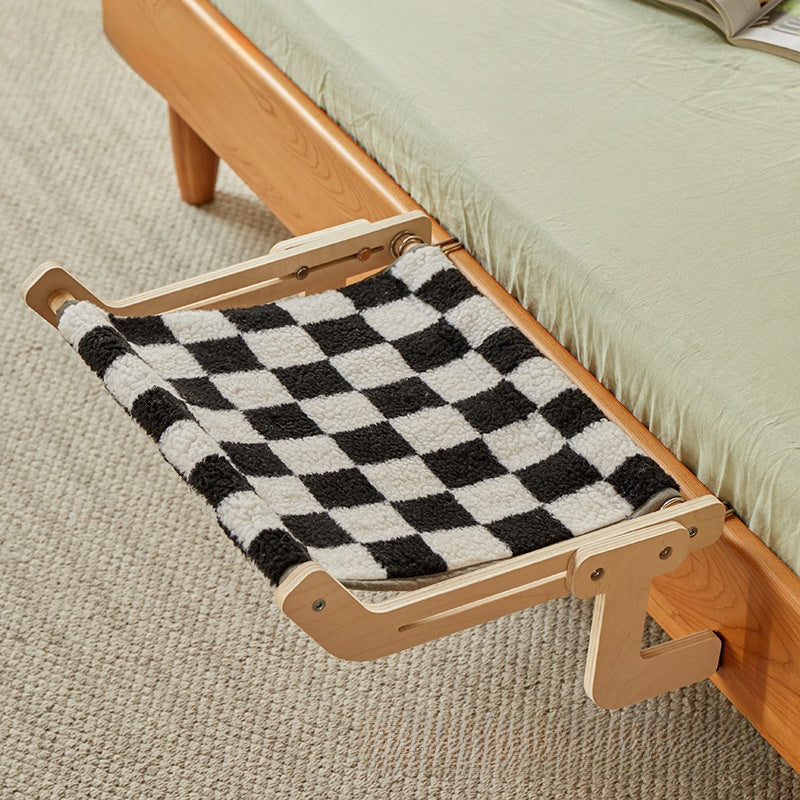 Wooden cat hammock