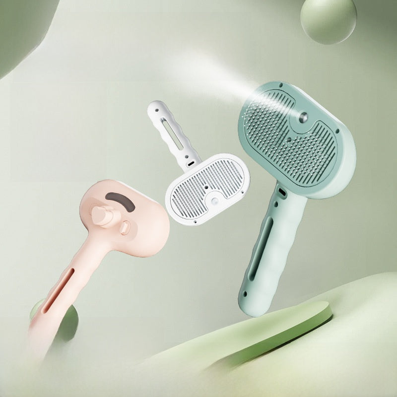 Upgraded Blue Light Spray Pet Comb